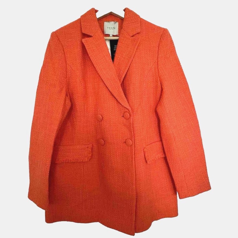 Chic Orange Blazer NWT - Picture 14 of 16